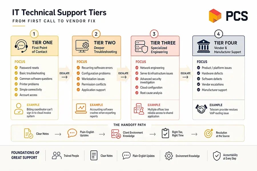 Tiers Of IT Support